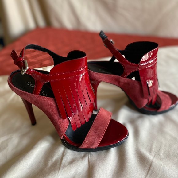 Calvin Klein red marin pump - Picture 4 of 6